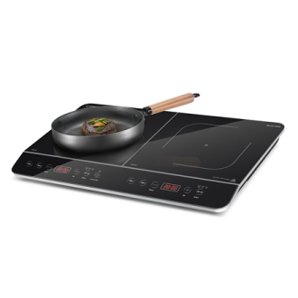 Caso Hob Touch 3500 Induction, Number of burners/cooking zones 2, Touch control, Timer, Black, Display Caso Hob Touch 3500 Induction, Number of burners/cooking zones 2, Touch control, Timer, Black, Display