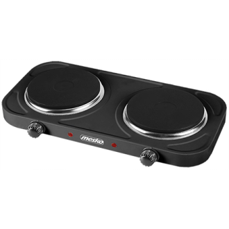 Mesko Electric stove MS 6509 Number of burners/cooking zones 2, Black, Electric Mesko Electric stove MS 6509 Number of burners/cooking zones 2, Black, Electric