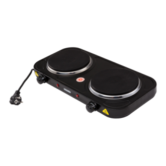 Mesko Electric stove MS 6509 Number of burners/cooking zones 2, Black, Electric Mesko Electric stove MS 6509 Number of burners/cooking zones 2, Black, Electric