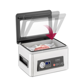 Caso Chamber Vacuum Sealer VacuChef 50 Power 300 W, Stainless steel Caso Chamber Vacuum Sealer VacuChef 50 Power 300 W, Stainless steel