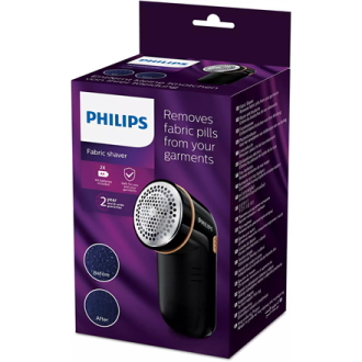 Philips Fabric Shaver GC026/80 Black, Battery powered Philips Fabric Shaver GC026/80 Black, Battery powered