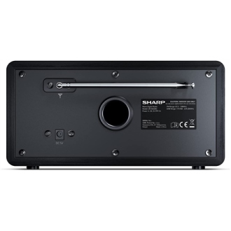 Sharp DR-450(BK) Digital Radio, FM/DAB/DAB+, Bluetooth 4.2, Alarm function, Midnight Black Sharp DR-450(BK) Digital Radio, FM/DAB/DAB+, Bluetooth 4.2, Alarm function, Midnight Black