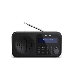 Sharp DR-P420(BK) Tokyo Portable Digital Radio, FM/DAB/DAB+, Bluetooth 5.0, USB or Battery Powered, Midnight Black Sharp DR-P420(BK) Tokyo Portable Digital Radio, FM/DAB/DAB+, Bluetooth 5.0, USB or Battery Powered, Midnight Black