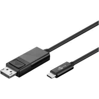 Goobay USB-C- DisplayPort adapter cable (4k 60 Hz) 79295 USB-C male, DisplayPort male, 1.2 m Goobay USB-C- DisplayPort adapter cable (4k 60 Hz) 79295 USB-C male, DisplayPort male, 1.2 m