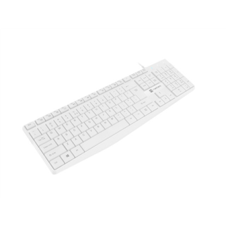 Natec Keyboard Nautilus NKL-1951 Wired, US, USB Type-A, White Natec Keyboard Nautilus NKL-1951 Wired, US, USB Type-A, White