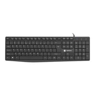 Natec Keyboard Nautilus NKL-1950 Wired, US, USB Type-A, Black Natec Keyboard Nautilus NKL-1950 Wired, US, USB Type-A, Black