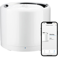 PETKIT Smart Pet Drinking Fountain W4X Eversweet Wireless (Wireless Pump) Capacity 1.8 L, Material Stainless Steel, ABS, White PETKIT Smart Pet Drinking Fountain W4X Eversweet Wireless (Wireless Pump) Capacity 1.8 L, Material Stainless Steel, ABS, White