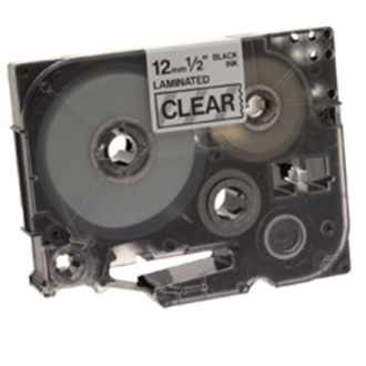 Brother TZe-131 Laminated Tape Black on Clear, TZe, 8 m, 1.2 cm