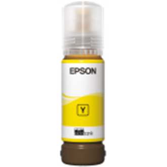 Epson 108 EcoTank Ink Bottle, Yellow Epson 108 EcoTank Ink Bottle, Yellow