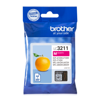 Brother LC3211M Inkjet cartridge, Magenta Brother LC3211M Inkjet cartridge, Magenta