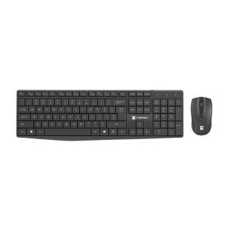 Natec Keyboard and Mouse Squid 2in1 Bundle Keyboard and Mouse Set, Wireless, US, Black Natec Keyboard and Mouse Squid 2in1 Bundle Keyboard and Mouse Set, Wireless, US, Black