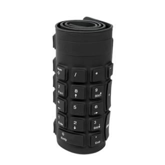 Logilink Flexible waterproof Keyboard USB + PS/2 ID0019A Flexible keyboard, DE, Black Logilink Flexible waterproof Keyboard USB + PS/2 ID0019A Flexible keyboard, DE, Black