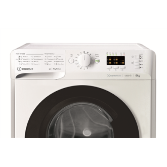 INDESIT Washing machine MTWSA 61294 WK EE Energy efficiency class C, Front loading, Washing capacity 6 kg, 1151 RPM, Depth 42.5 
