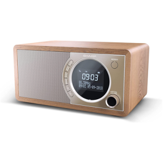 Sharp DR-450(BR) Digital Radio, FM/DAB/DAB+, Bluetooth 4.2, Alarm function, Brown Sharp DR-450(BR) Digital Radio, FM/DAB/DAB+, Bluetooth 4.2, Alarm function, Brown