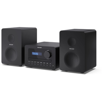 Sharp XL-B520D(BK) Tokyo Hi-Fi Micro System 2.0, FM/DAB/DAB+/USB, CD, Bluetooth 5.0, Aux-in, Black Sharp XL-B520D(BK) Tokyo Hi-Fi Micro System 2.0, FM/DAB/DAB+/USB, CD, Bluetooth 5.0, Aux-in, Black