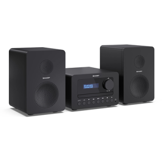 Sharp XL-B520D(BK) Tokyo Hi-Fi Micro System 2.0, FM/DAB/DAB+/USB, CD, Bluetooth 5.0, Aux-in, Black Sharp XL-B520D(BK) Tokyo Hi-Fi Micro System 2.0, FM/DAB/DAB+/USB, CD, Bluetooth 5.0, Aux-in, Black