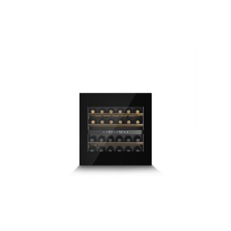 Caso Wine Cooler WineDeluxe WD 24 Energy efficiency class F, Built-in, Bottles capacity 24, Black Caso Wine Cooler WineDeluxe WD 24 Energy efficiency class F, Built-in, Bottles capacity 24, Black