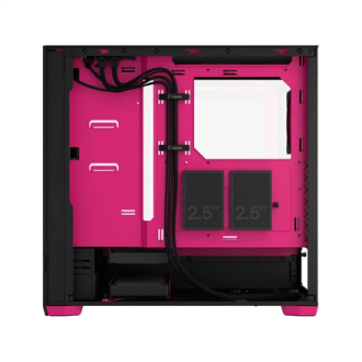 Fractal Design Pop Air RGB Magenta Core TG Clear Tint, ATX, mATX, Mini ITX, Power supply included No Fractal Design Pop Air RGB Magenta Core TG Clear Tint, ATX, mATX, Mini ITX, Power supply included No