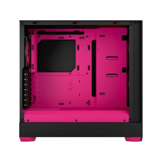 Fractal Design Pop Air RGB Magenta Core TG Clear Tint, ATX, mATX, Mini ITX, Power supply included No Fractal Design Pop Air RGB Magenta Core TG Clear Tint, ATX, mATX, Mini ITX, Power supply included No