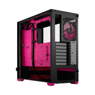 Fractal Design Pop Air RGB Magenta Core TG Clear Tint, ATX, mATX, Mini ITX, Power supply included No Fractal Design Pop Air RGB Magenta Core TG Clear Tint, ATX, mATX, Mini ITX, Power supply included No