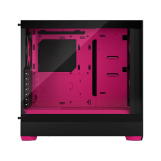 Fractal Design Pop Air RGB Magenta Core TG Clear Tint, ATX, mATX, Mini ITX, Power supply included No Fractal Design Pop Air RGB Magenta Core TG Clear Tint, ATX, mATX, Mini ITX, Power supply included No