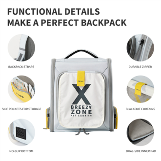 PETKIT Pet Carrier BP3 X ZONE Grey PETKIT Pet Carrier BP3 X ZONE Grey