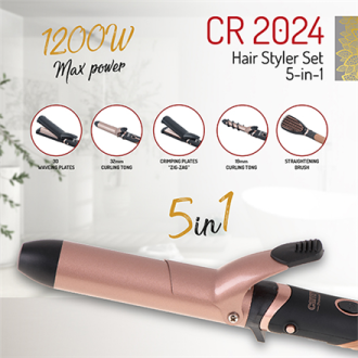 Camry Hair Styler CR 2024 1200 W, Black/Rose gold Camry Hair Styler CR 2024 1200 W, Black/Rose gold