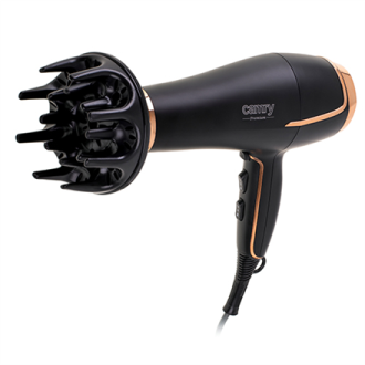 Camry Hair Dryer CR 2255 2200 W, Number of temperature settings 3, Diffuser nozzle, Black Camry Hair Dryer CR 2255 2200 W, Number of temperature settings 3, Diffuser nozzle, Black