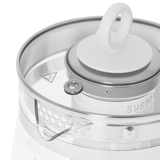 Adler Kettle AD 1299 Electric, 2200 W, 1.5 L, Glass/Stainless steel, 360 rotational base, White Adler Kettle AD 1299 Electric, 2200 W, 1.5 L, Glass/Stainless steel, 360 rotational base, White