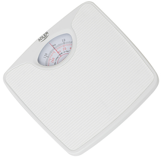 Adler Mechanical bathroom scale AD 8151w Maximum weight (capacity) 130 kg, Accuracy 1000 g, White Adler Mechanical bathroom scale AD 8151w Maximum weight (capacity) 130 kg, Accuracy 1000 g, White
