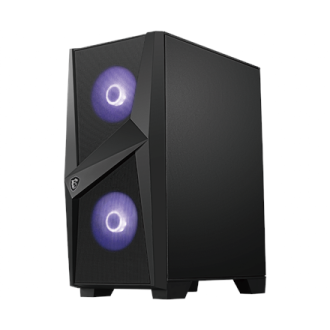 MSI MAG FORGE 100M PC Case, Mid-Tower, USB 3.2, Black MSI MAG FORGE 100M PC Case, Mid-Tower, USB 3.2, Black