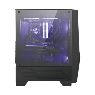 MSI MAG FORGE 100M PC Case, Mid-Tower, USB 3.2, Black MSI MAG FORGE 100M PC Case, Mid-Tower, USB 3.2, Black