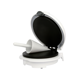 Adler Waffle maker AD 3038 1500 W, Number of pastry 1, Ice Cone, White Adler Waffle maker AD 3038 1500 W, Number of pastry 1, Ice Cone, White