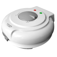 Adler Waffle maker AD 3038 1500 W, Number of pastry 1, Ice Cone, White Adler Waffle maker AD 3038 1500 W, Number of pastry 1, Ice Cone, White
