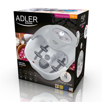 Adler Foot massager AD 2167 80 W, White/Grey Adler Foot massager AD 2167 80 W, White/Grey