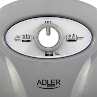 Adler Foot massager AD 2167 80 W, White/Grey Adler Foot massager AD 2167 80 W, White/Grey