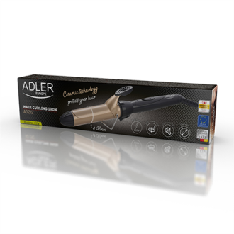 Adler Hair Curler AD 2112 Ceramic heating system, 55 W, Black Adler Hair Curler AD 2112 Ceramic heating system, 55 W, Black
