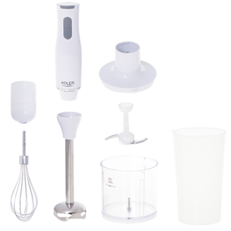 Adler Hand blender set AD 4620 Hand Blender, 800 W, Number of speeds 2, Chopper, White Adler Hand blender set AD 4620 Hand Blender, 800 W, Number of speeds 2, Chopper, White