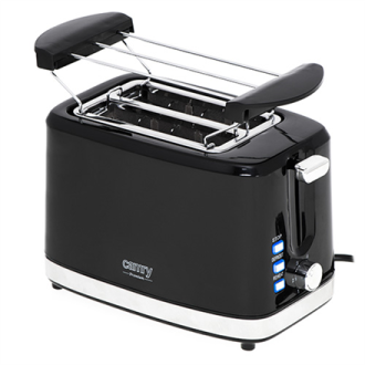 Camry Toaster CR 3218 Power 750 W, Number of slots 2, Housing material Plastic, Black Camry Toaster CR 3218 Power 750 W, Number of slots 2, Housing material Plastic, Black