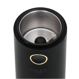 Adler Coffee Mill AD 4446bg 150 W, Coffee beans capacity 75 g, Black