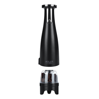 Adler Electric Salt and pepper grinder AD 4449b 7 W, Housing material ABS plastic, Lithium, Matte Black Adler Electric Salt and pepper grinder AD 4449b 7 W, Housing material ABS plastic, Lithium, Matte Black