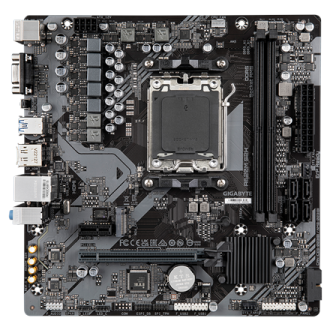Gigabyte A620M S2H 1.0 M/B Processor family AMD, Processor socket AM5, DDR5 DIMM, Memory slots 2, Supported hard disk drive inte Gigabyte A620M S2H 1.0 M/B Processor family AMD, Processor socket AM5, DDR5 DIMM, Memory slots 2, Supported hard disk drive inte