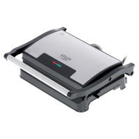 Adler Electric Grill AD 3052 Table, 1200 W, Stainless steel, Non-stick grill plates Adler Electric Grill AD 3052 Table, 1200 W, Stainless steel, Non-stick grill plates