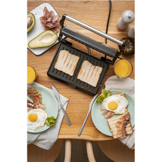 Adler Electric Grill AD 3052 Table, 1200 W, Stainless steel, Non-stick grill plates Adler Electric Grill AD 3052 Table, 1200 W, Stainless steel, Non-stick grill plates