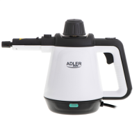 Adler Steam cleaner AD 7038 Power 1200 W, Steam pressure 3.5 bar, Water tank capacity 0.45 L, White/Black Adler Steam cleaner AD 7038 Power 1200 W, Steam pressure 3.5 bar, Water tank capacity 0.45 L, White/Black