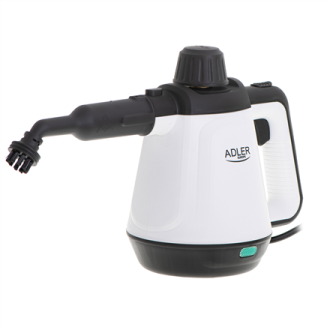 Adler Steam cleaner AD 7038 Power 1200 W, Steam pressure 3.5 bar, Water tank capacity 0.45 L, White/Black Adler Steam cleaner AD 7038 Power 1200 W, Steam pressure 3.5 bar, Water tank capacity 0.45 L, White/Black