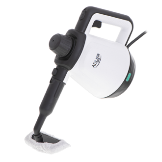 Adler Steam cleaner AD 7038 Power 1200 W, Steam pressure 3.5 bar, Water tank capacity 0.45 L, White/Black Adler Steam cleaner AD 7038 Power 1200 W, Steam pressure 3.5 bar, Water tank capacity 0.45 L, White/Black