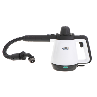 Adler Steam cleaner AD 7038 Power 1200 W, Steam pressure 3.5 bar, Water tank capacity 0.45 L, White/Black Adler Steam cleaner AD 7038 Power 1200 W, Steam pressure 3.5 bar, Water tank capacity 0.45 L, White/Black