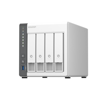QNAP 4 Bay ARM TS-433-4G Cortex-A55, Processor frequency 2.0 GHz, 4 GB, On board (non-expandable) QNAP 4 Bay ARM TS-433-4G Cortex-A55, Processor frequency 2.0 GHz, 4 GB, On board (non-expandable)