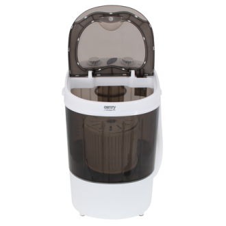 Camry Mini washing machine CR 8054 Top loading, Washing capacity 3 kg, Depth 37 cm, Width 36 cm, White/Gray, Semi-automatic Camry Mini washing machine CR 8054 Top loading, Washing capacity 3 kg, Depth 37 cm, Width 36 cm, White/Gray, Semi-automatic